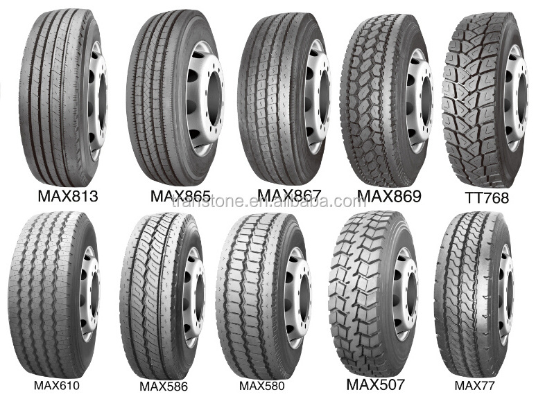 Transtone Tire Truck and Car China Factory Quality Supplier 12.00R24