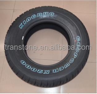 Chinese brand new car tires for muddy and all terrain 265/70R16