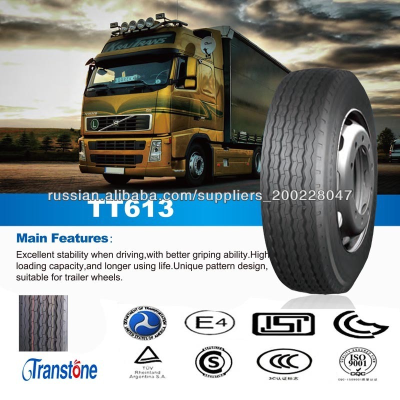 Transtone/Safemax brand truck tyre 295/80R22.5 TT658 pattern