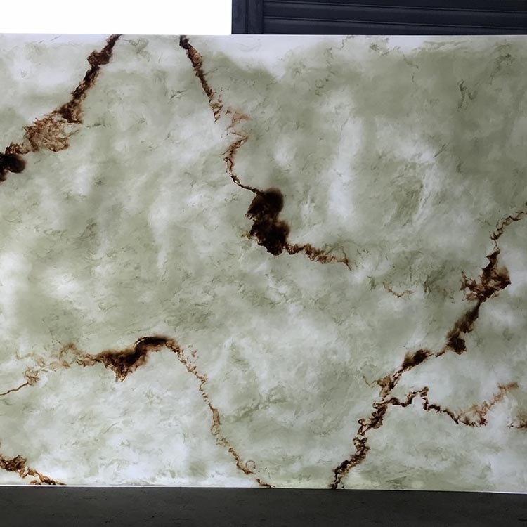 artificial onyx panel sheet acrylic shower wall panels