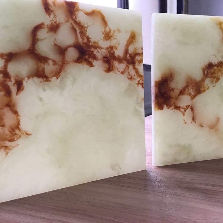 artificial onyx panel sheet acrylic shower wall panels