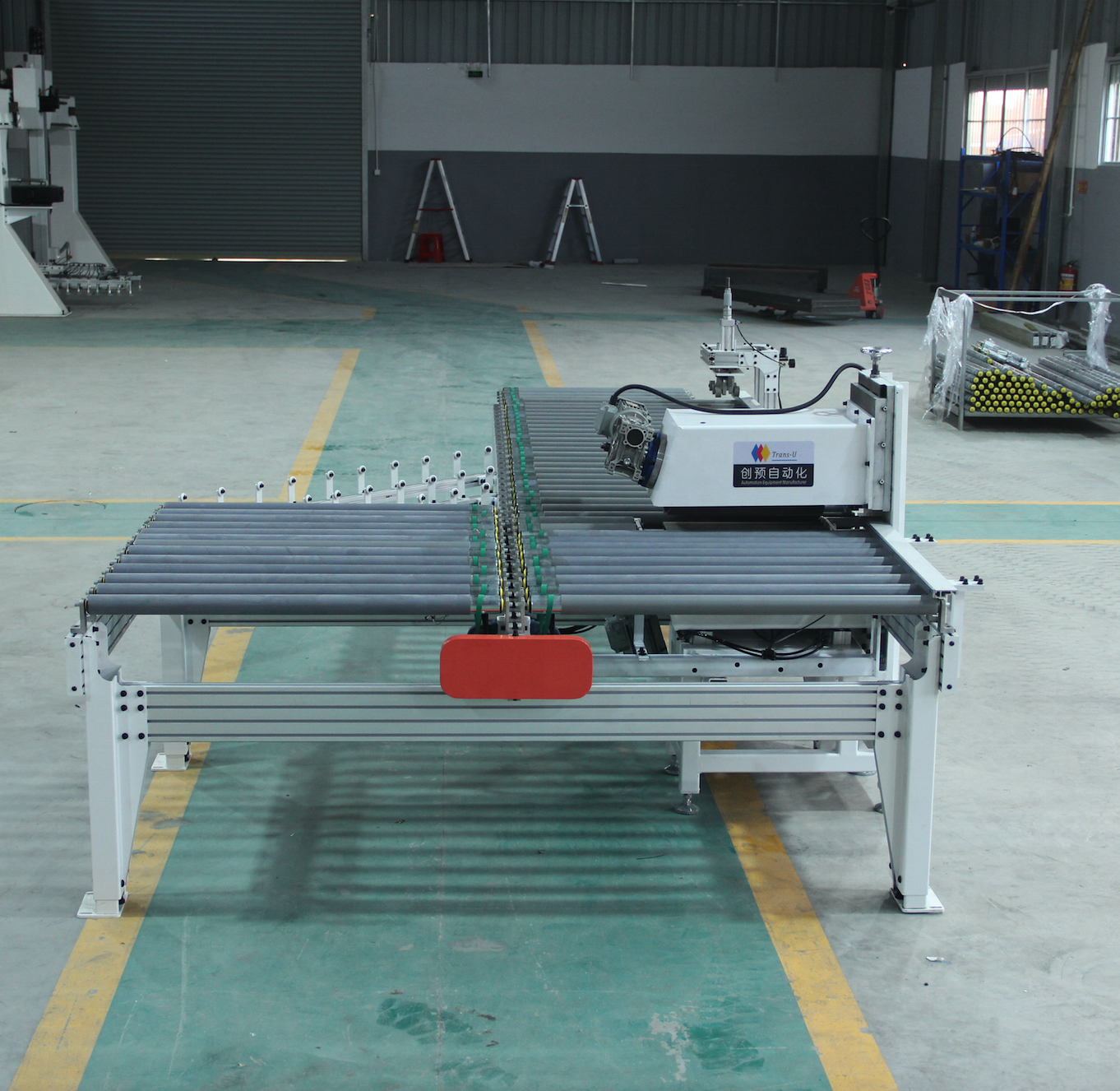 Automatic tapered roller and feeder edge banding squaring line other woodworking machinery roller conveyor