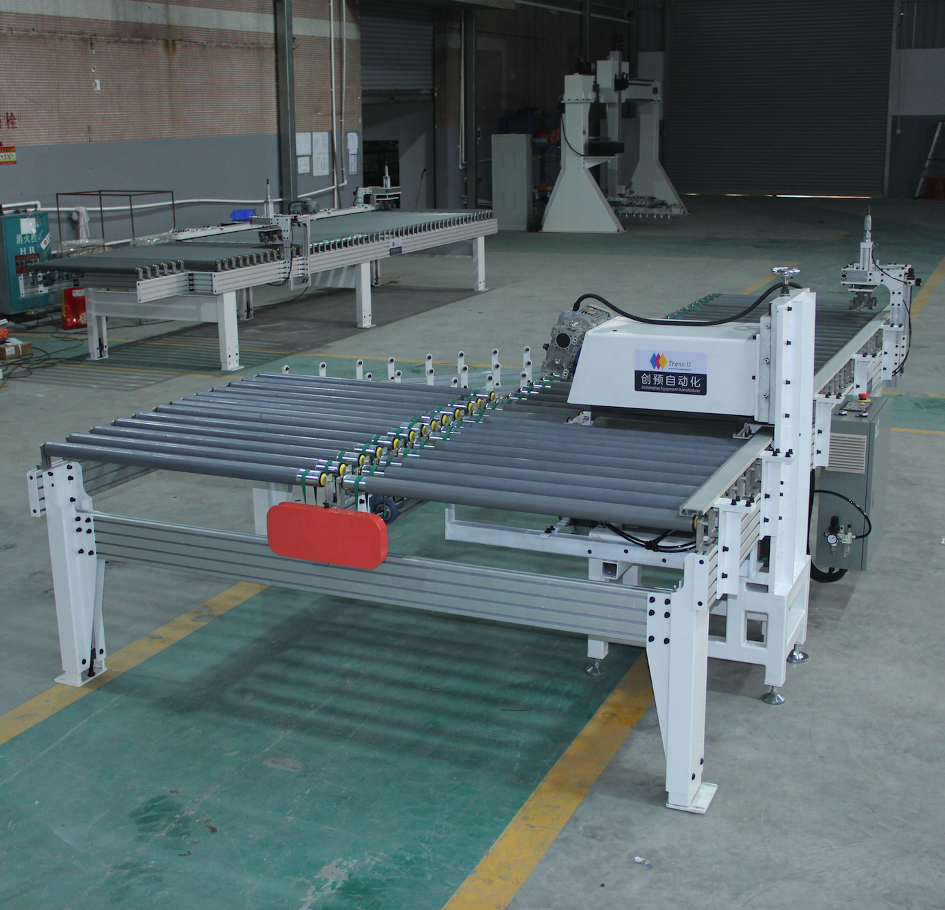 Automatic tapered roller and feeder edge banding squaring line other woodworking machinery roller conveyor