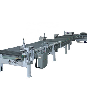 Automatic tapered roller and feeder edge banding squaring line other woodworking machinery roller conveyor