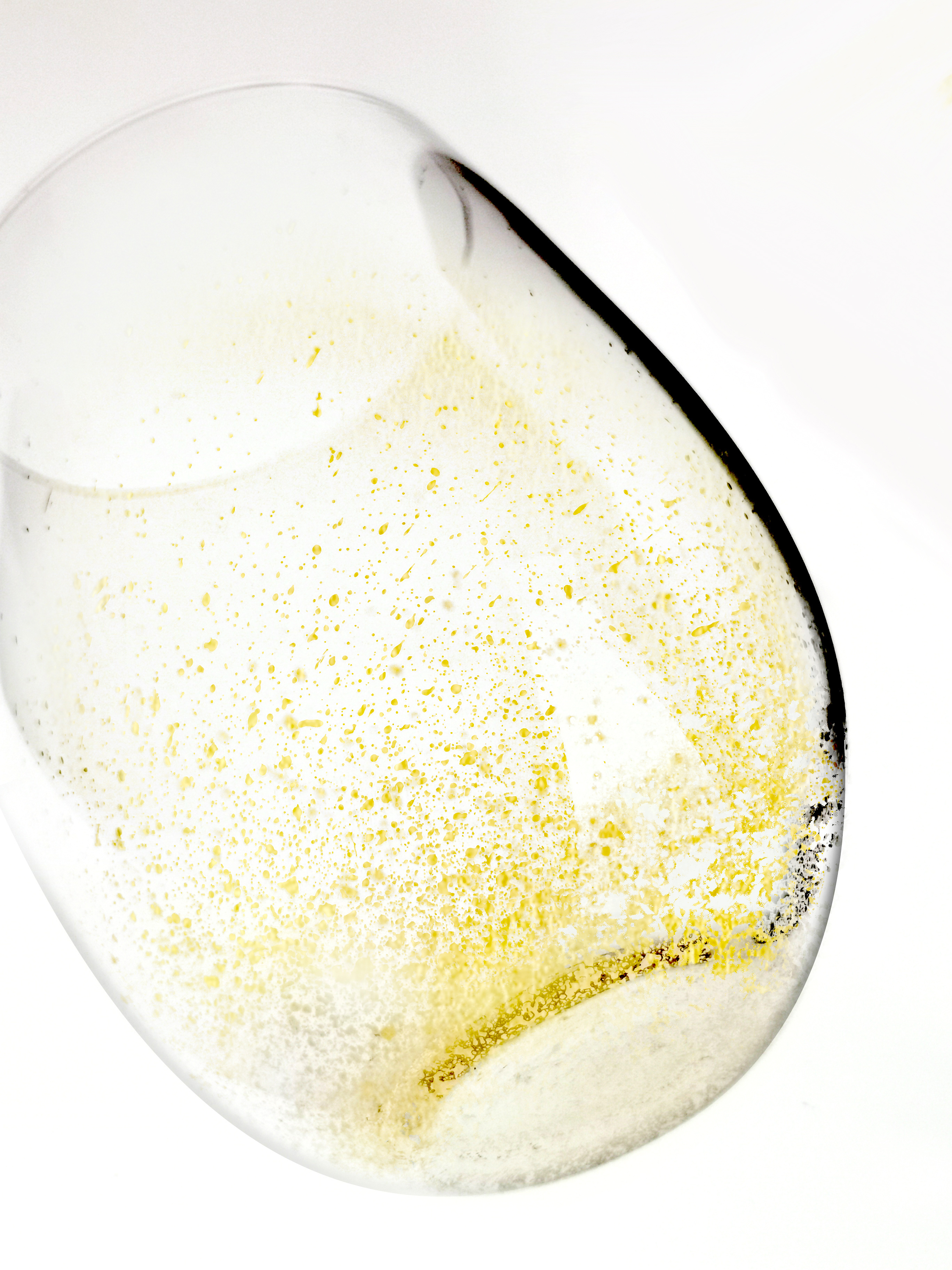 Gold Confetti Stemless Wine Glasses Egg Shape Glass Coffee Cup Air Bubbles Beer Tea Mug Glass Tumbler