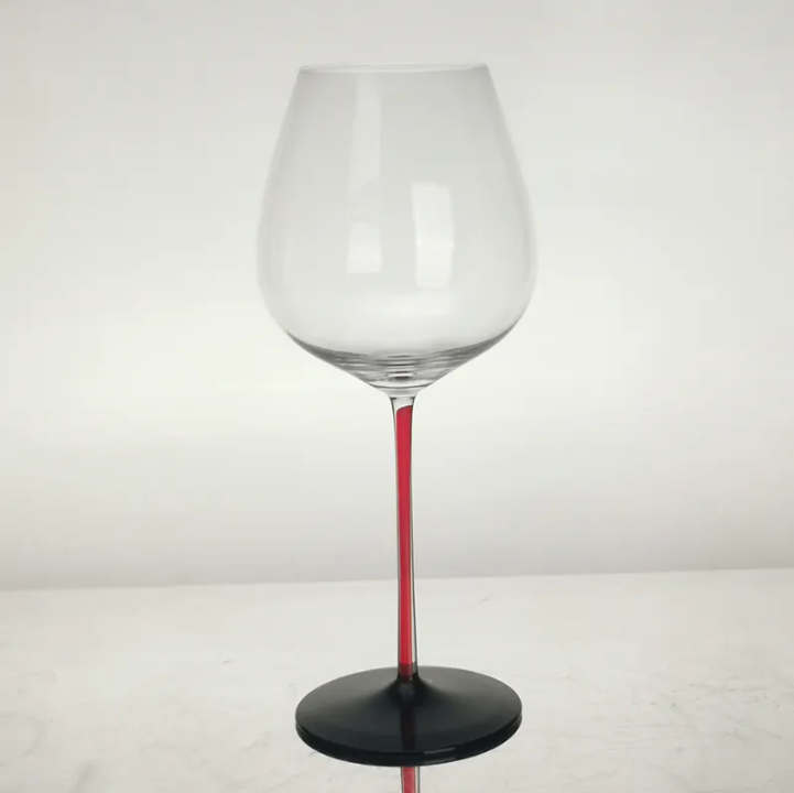 Novelty Wine Champagne Glasses Bar Banquet Wedding Favors Colorful Wine Glasses With Red Stem Wine Glasses Goblet Blue