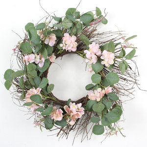 Mothers Day Gifts Green eucalyptus plant adornment wreath wedding door wall adornment artificial garland