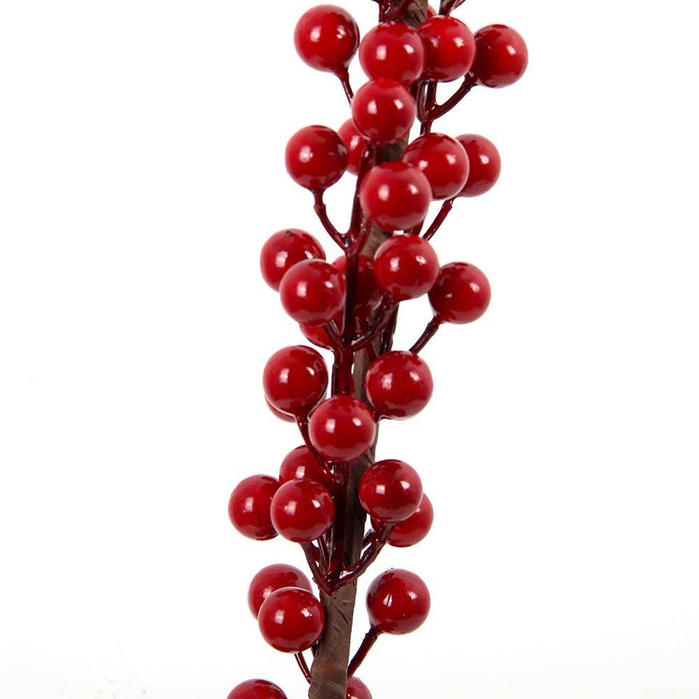 Cheap Price Artificial Flower Christmas Decorative Red Berry Branches