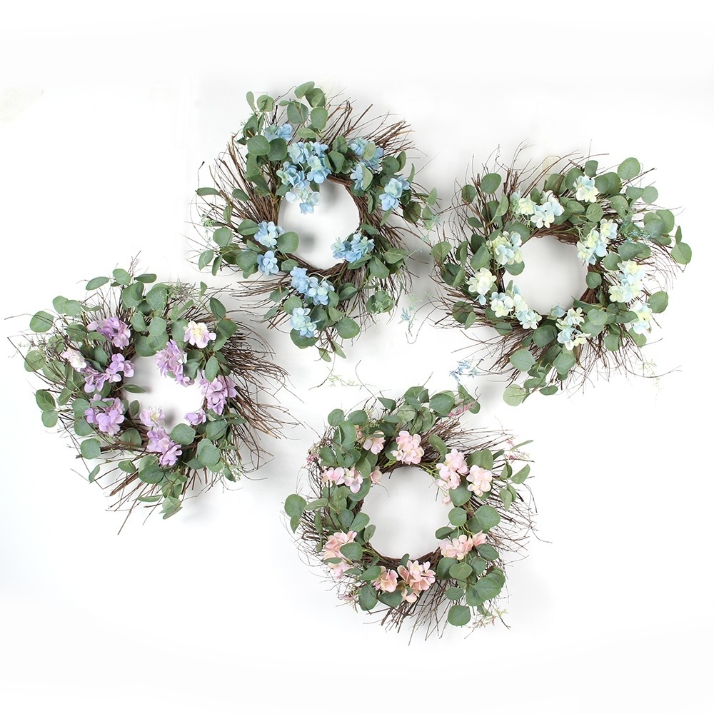 Mothers Day Gifts Green eucalyptus plant adornment wreath wedding door wall adornment artificial garland