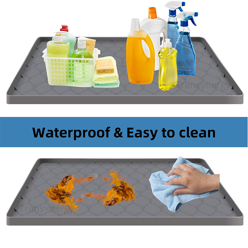 Lowest Price Drip Tray Linert Sink Cabinet Mat Protector Beehive Silicone Under Sink Mats for Kitchen Waterproof