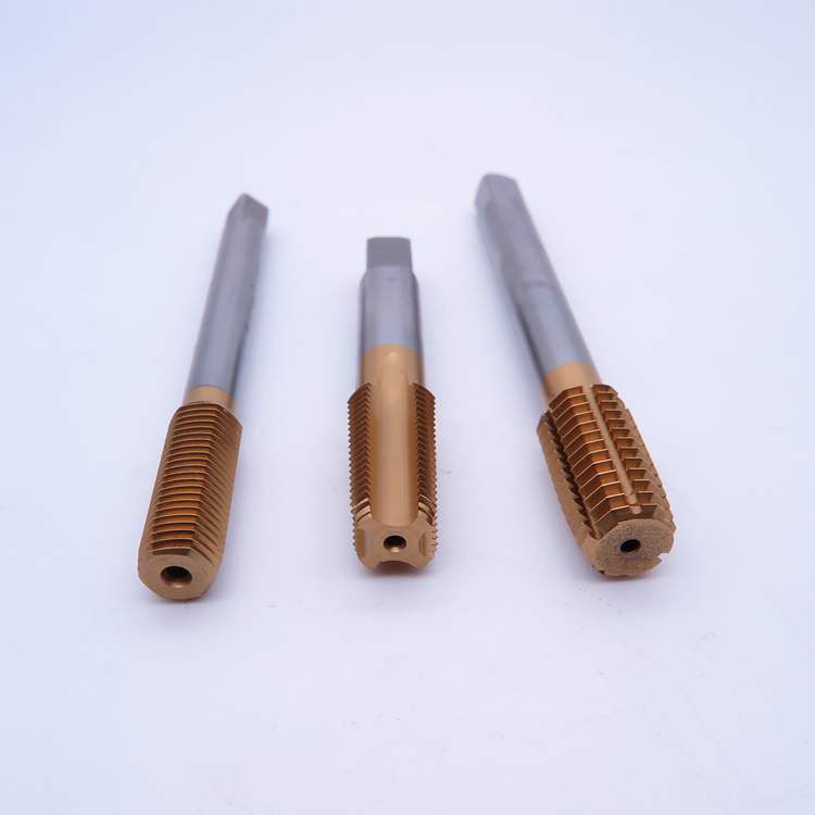 Good Material High Speed Steel High Hardness 6H Straight Flute HSS Screw Taps Thread Machine Hand Taps