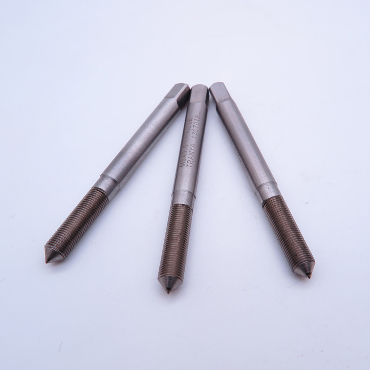 Good Material High Speed Steel High Hardness 6H Straight Flute HSS Screw Taps Thread Machine Hand Taps