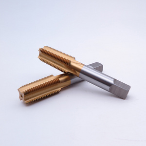 Good Material High Speed Steel High Hardness 6H Straight Flute HSS Screw Taps Thread Machine Hand Taps