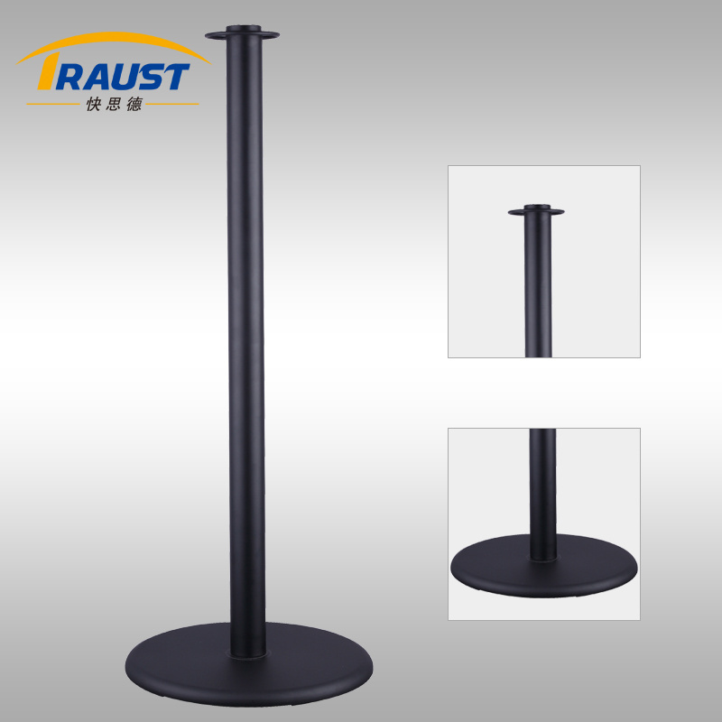 Traust High quality events red carpet queue poles stand rope stanchion, queue line velvet rope post barrier