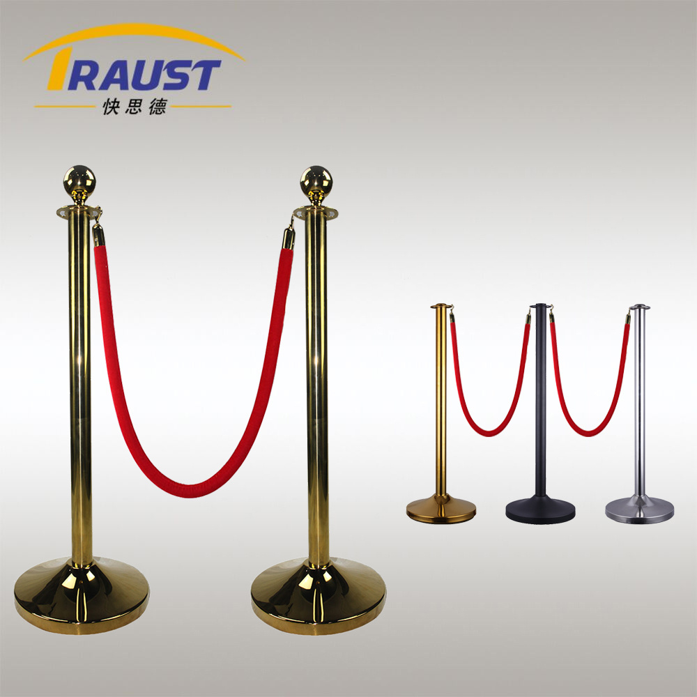 Traust museum exhibition traffic crowd control queue red carpet velvet rope poles stands post barrier stanchion