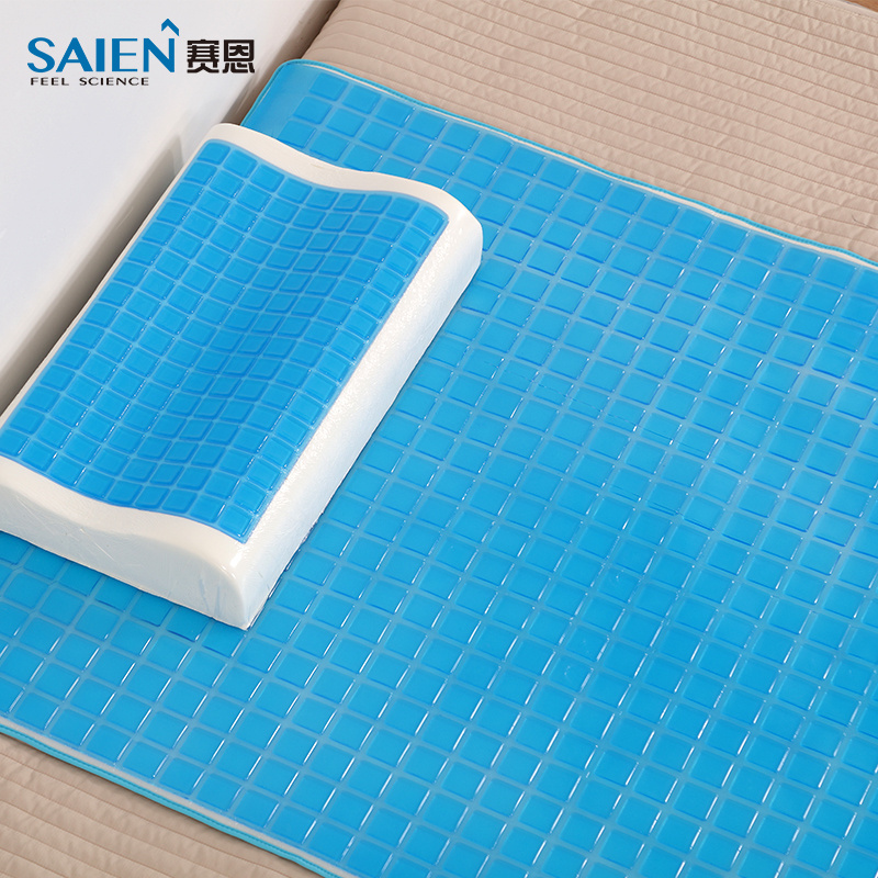 13 year Professional Gel Manufacturer for Summer Cooling Gel Mattress Topper 90X180X1.5cm with Smaller Package Gel Pad