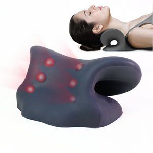 Harbour Chiropractic Pillow Neck Stretcher Neck and Shoulder Relaxer Cervical Traction Device for TMJ Pain Relief and Cervical