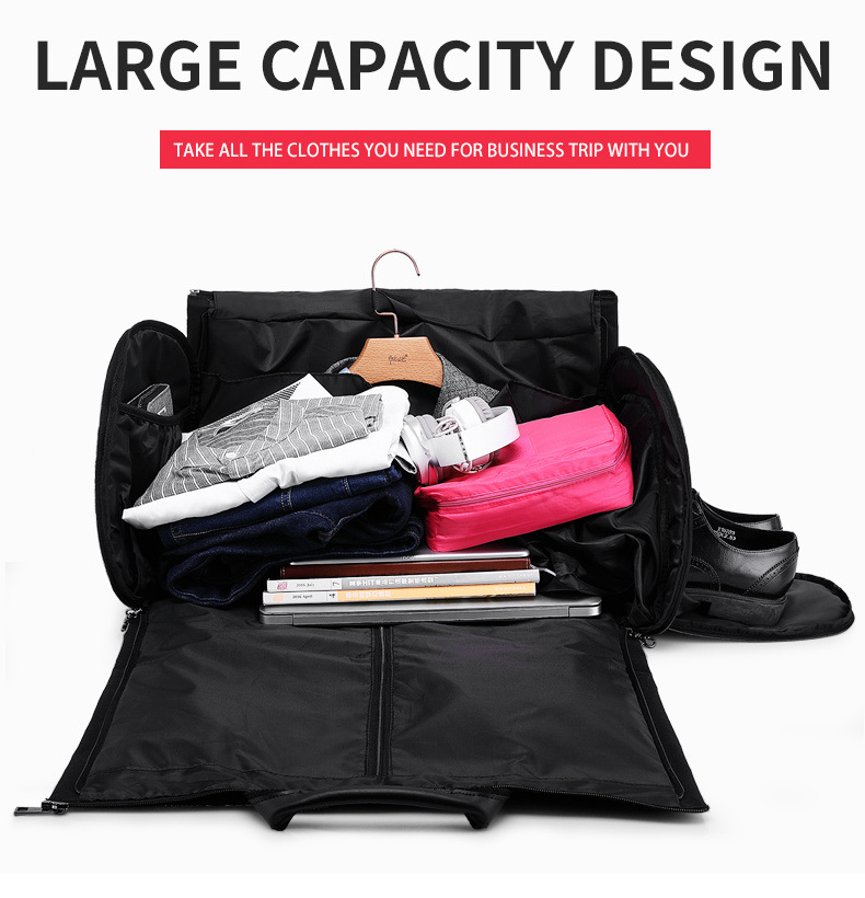 Dropship Weekender Bag for men Toiletry Carry on Overnight Bag with Shoe Compartment Gym Wet Pocket Travel Duffle Bag