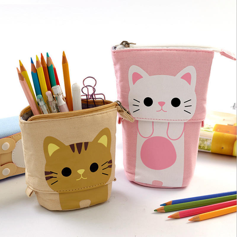 Wholesale Hot sale Cute Multifunctional Pencil Bag Portable Creative Cute Stationery Pencil Bag Stationery Box