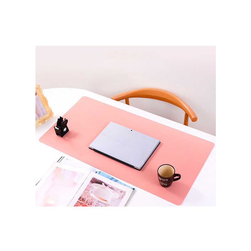 Multi-color optional single-sided leather mouse pad,PU Leather Waterproof Office Computer Laptop Desk Mat Mouse Pad