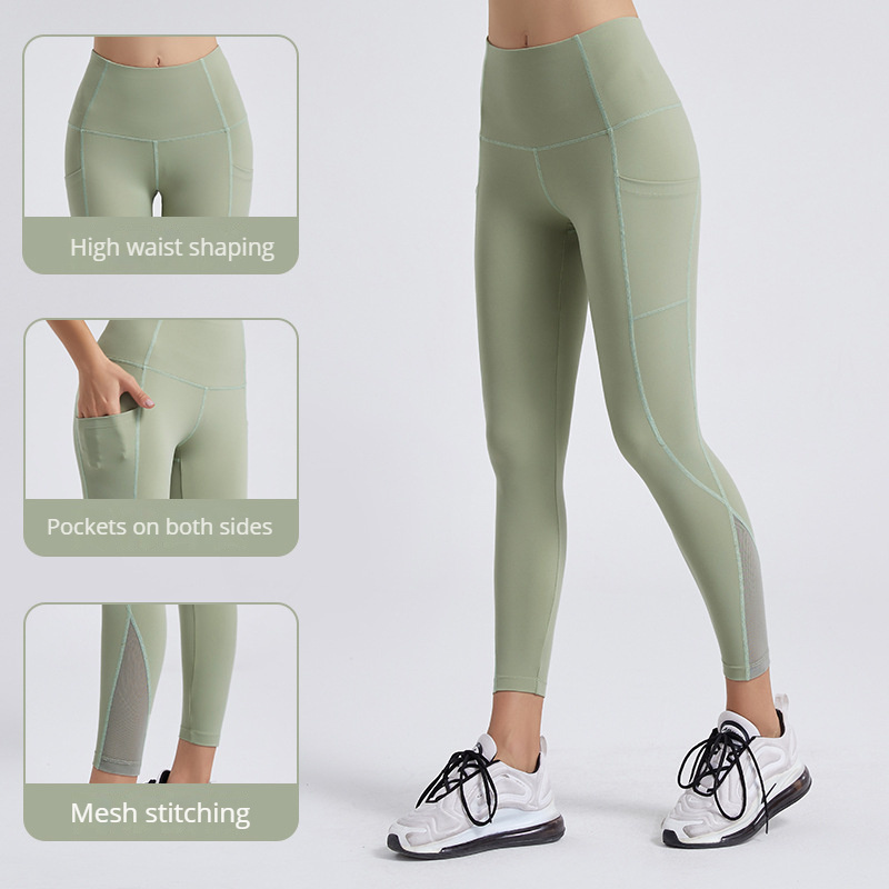 Wholesale Sportswear Running Yoga Pants Wear High Waist Women Booty Quick Drying Fitness Leggings For Workout