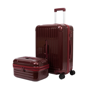 Wholesale large size 30 inches 32 inch carry on luggage aluminum suitcase trolley