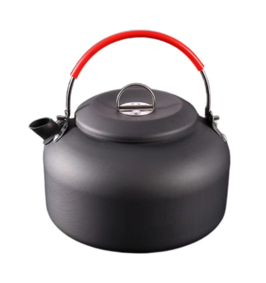 Customized impervious water 1.4L portable kettle make tea stainless steel handle hot water kettle outdoor camping kettle