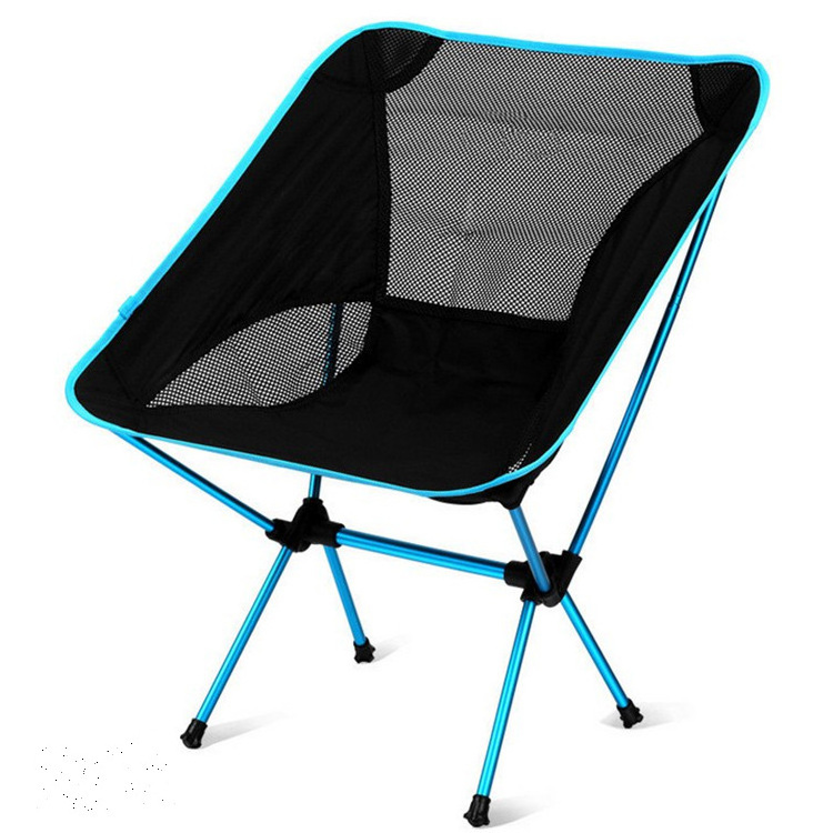 Popular comfortable folded tent chair 300D Oxford cloth high quality fabric outdoor chair aluminum alloy bracket camping chair