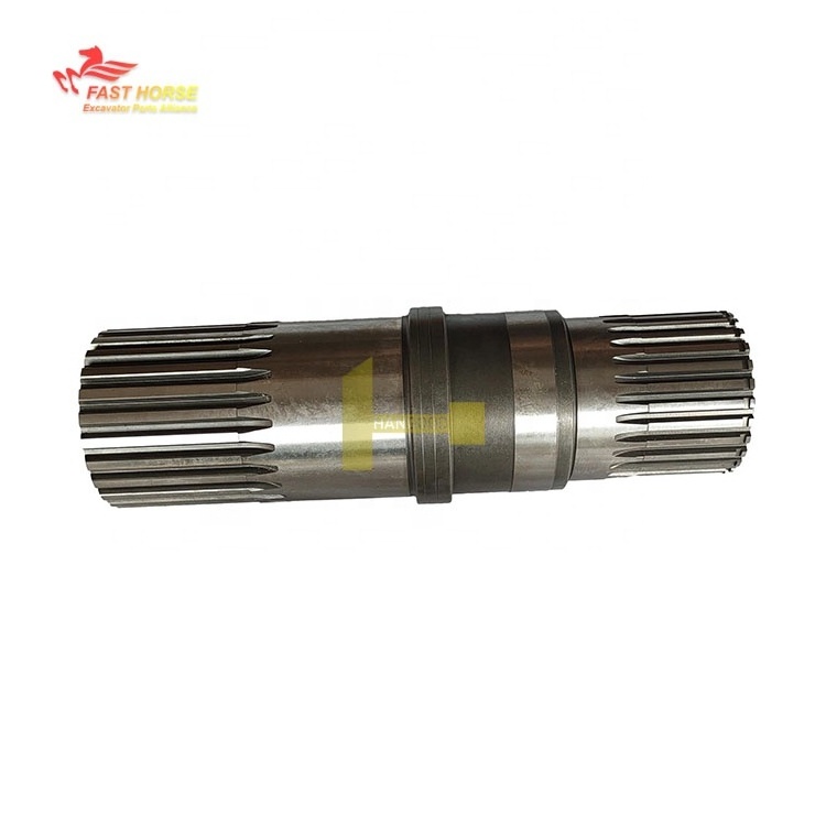 Hangood Excavator Parts Spline Shaft SY215 India Type Pinion Long Shaft 25/28T Main Drive Shaft SY215C Swing Gear