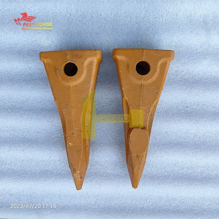 Hangood Excavator Spare Parts 1U3352 1U3352RC R215 Bucket Teeth for Cat Excavator E320 E322 E323 E325 E330 J350 Rock Bucket