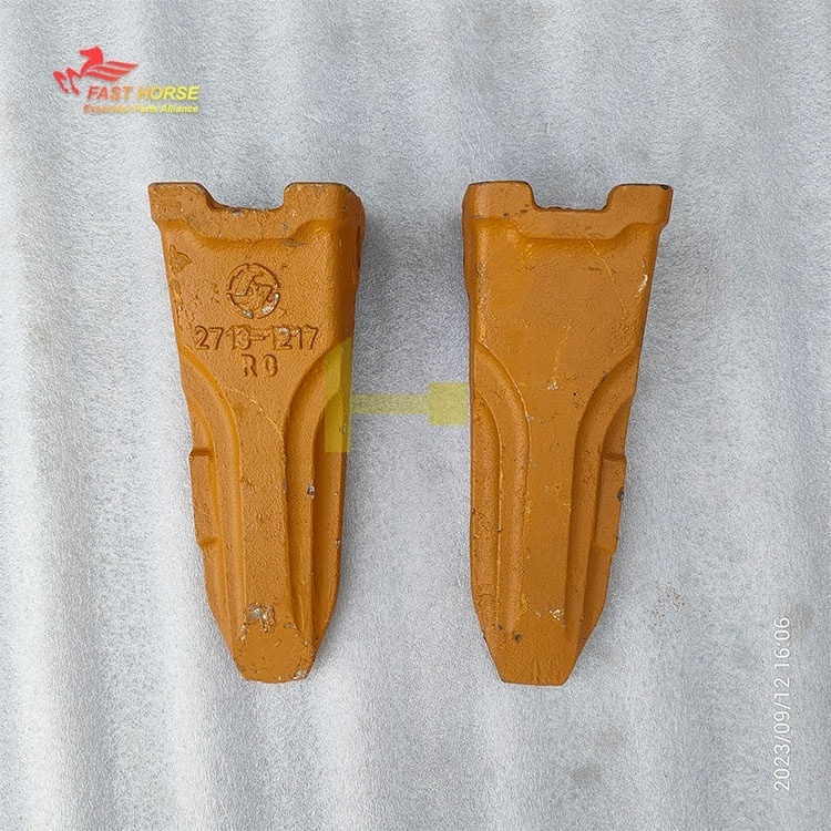 Hangood Excavator Undercarriage Parts 2713-1217 2713-1217 RC Bucket Teeth for SY215 DH220 Excavator Replacement Bucket Tooth