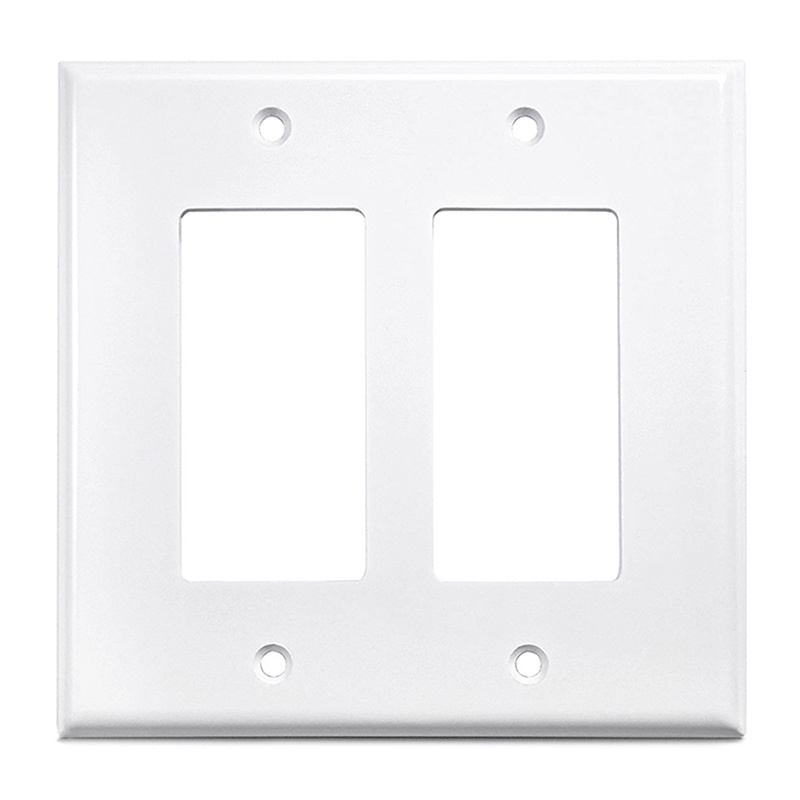 Leishen Wholesale 1/2/3/4 Gang Plastic Fire Retardant Wall Plate Decorator Light Switch or Receptacle Outlet Wall Plate