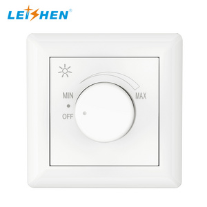 Eu German Light Flush-Mounted Dimmer Switch Brightness Controller Brand Compatible with Gira, Jung, Merten Cover- Led Dimmer