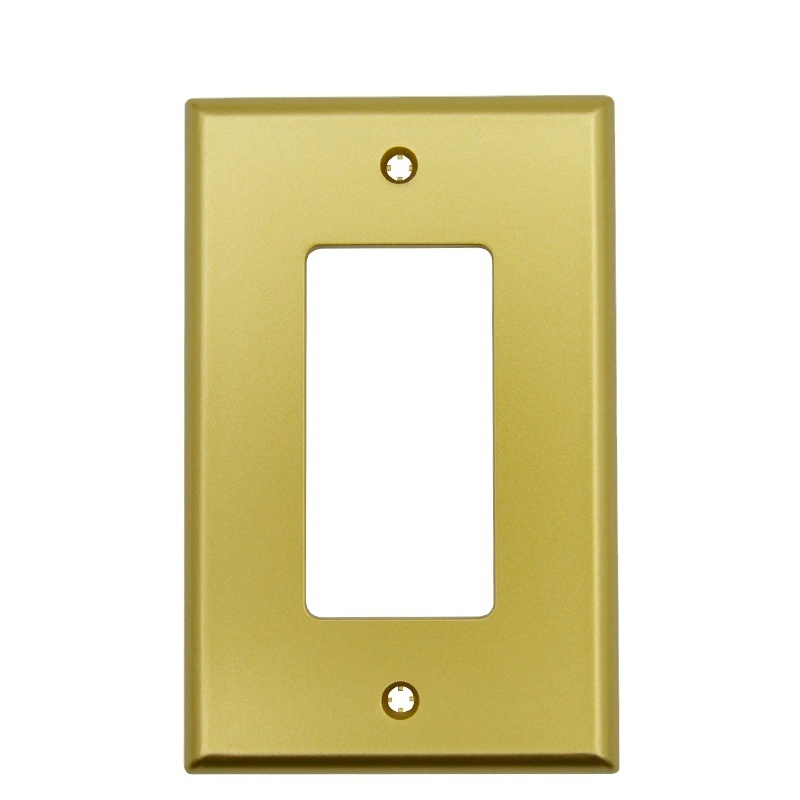 Leishen Wholesale 1-Gang Decorative Wall Plate Standard Size Unbreakable Faceplate Cover for Decorator Receptacle Outlet Switch