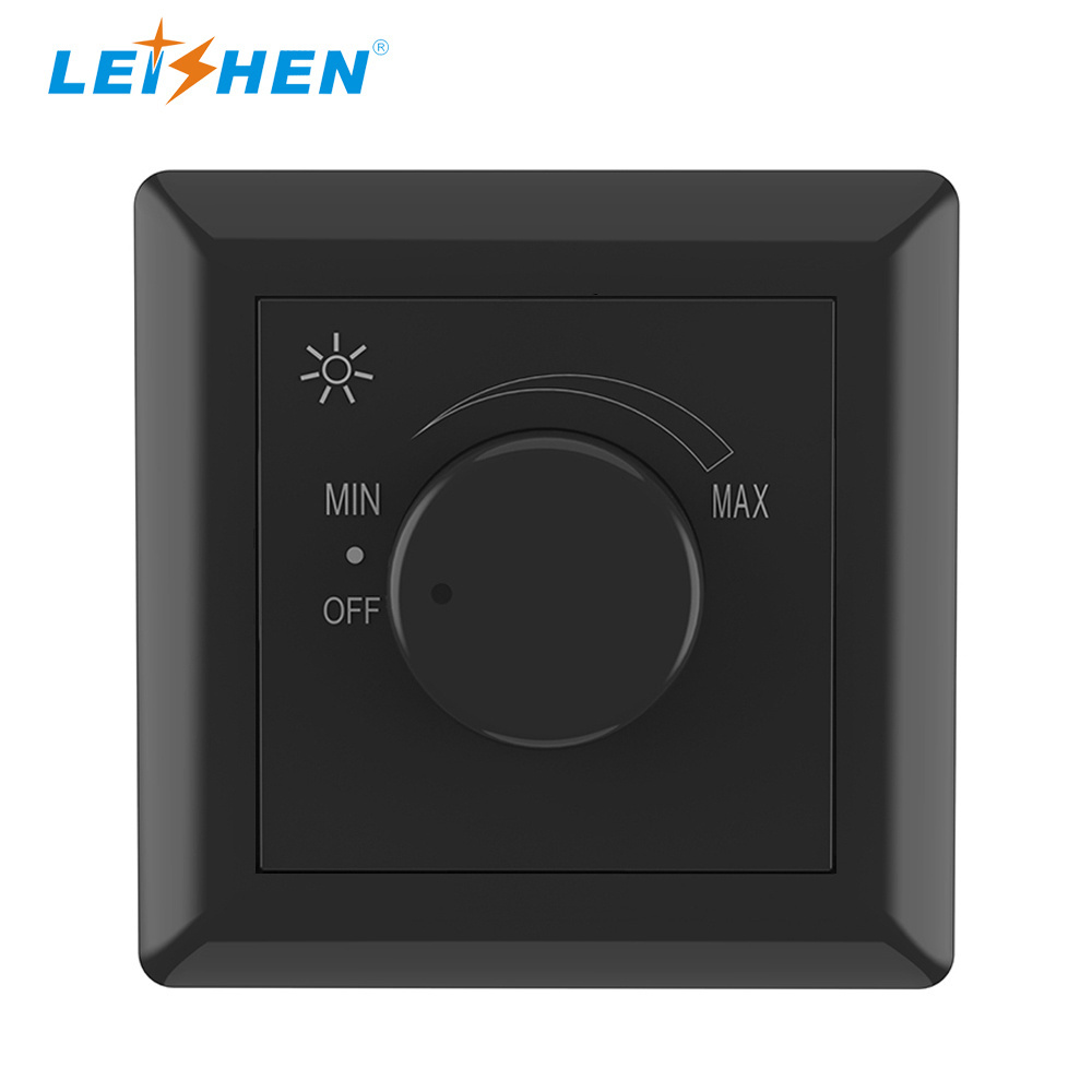 Eu German Light Flush-Mounted Dimmer Switch Brightness Controller Brand Compatible with Gira, Jung, Merten Cover- Led Dimmer