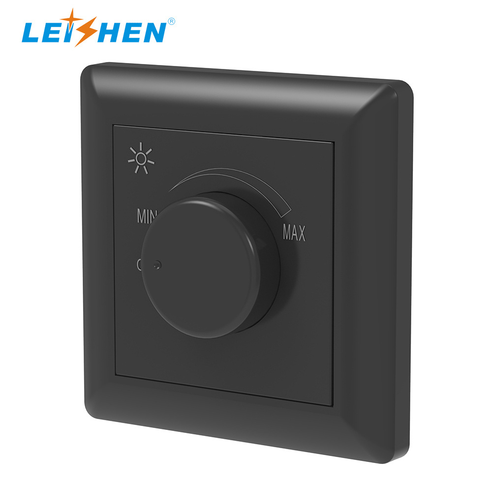 Eu German Light Flush-Mounted Dimmer Switch Brightness Controller Brand Compatible with Gira, Jung, Merten Cover- Led Dimmer