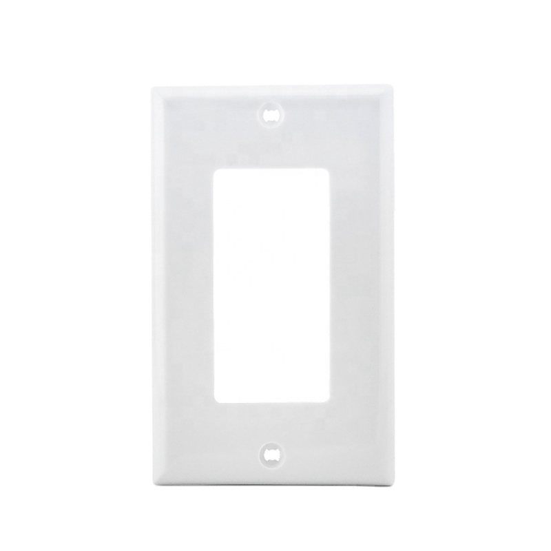 Leishen Wholesale 1/2/3/4 Gang Plastic Fire Retardant Wall Plate Decorator Light Switch or Receptacle Outlet Wall Plate