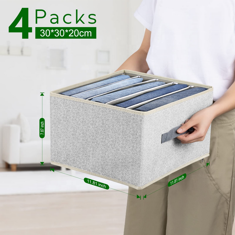 clothes organizer with dividers jeans underwear storage wardrobe closet organizer box foldable clothes organizer