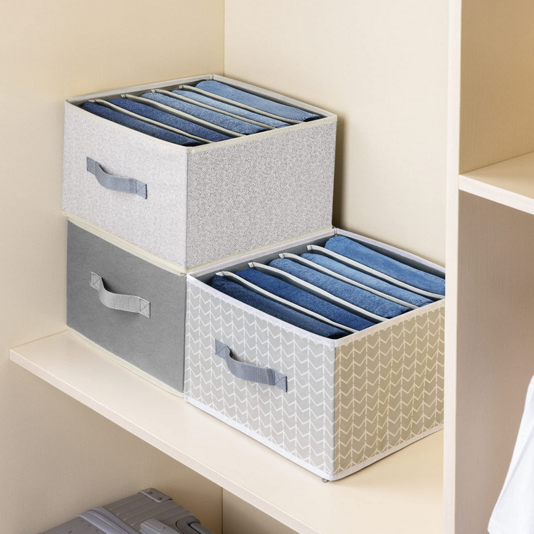 clothes organizer with dividers jeans underwear storage wardrobe closet organizer box foldable clothes organizer