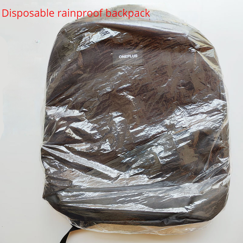 Wholesale Outdoor Sport Rucksack Backpack Cover Disposable Rain Plastic Backpack Cover Back Side Bags Rain Covers