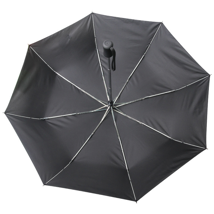 Travelsky Cheap promotional portable 190T custom travel foldable nylon fabric outdoor umbrella