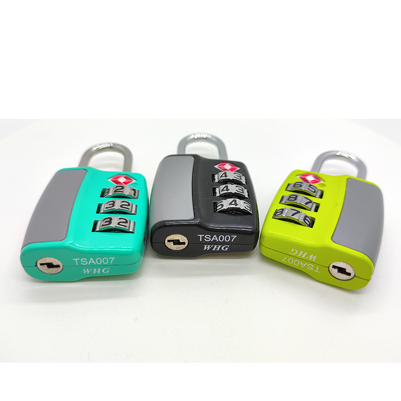 Travelsky Wholesale Customized Zinc Alloy For Travel Luggage 3 Digit TSA Combination Lock