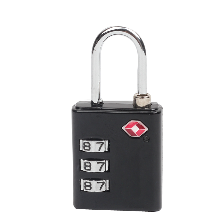 Custom 3 Combination Codes Zinc Alloy Travel TSA Luggage Lock