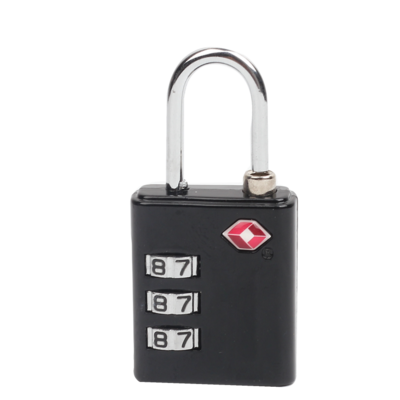 Custom 3 Combination Codes Zinc Alloy Travel TSA Luggage Lock