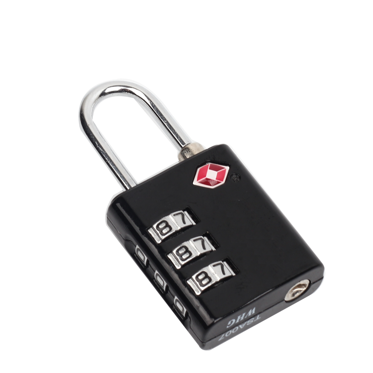 Custom 3 Combination Codes Zinc Alloy Travel TSA Luggage Lock