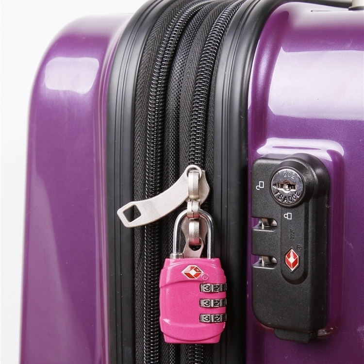 Travelsky High Quality Tsa Luggage Lock 3 Digit Combination Lock Padlock For Suitcase