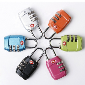 Travelsky High Quality Tsa Luggage Lock 3 Digit Combination Lock Padlock For Suitcase