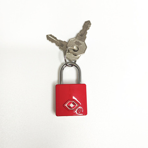 Custom OEM Logo Square Small Pad Lock with 2 Keys Luggage Padlocks, Zinc Alloy Keyed Padlock for School Gym Suitcase