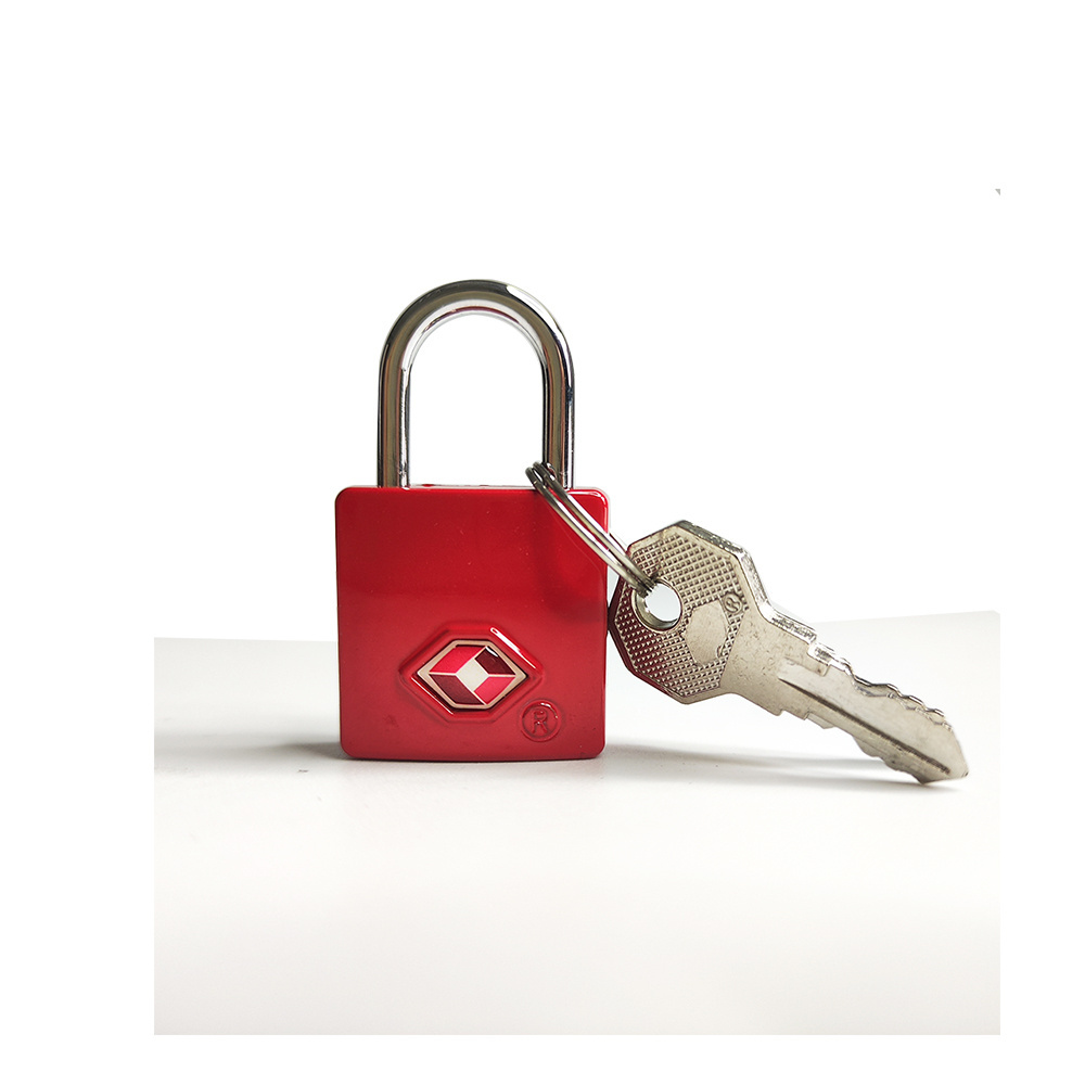 Custom OEM Logo Square Small Pad Lock with 2 Keys Luggage Padlocks, Zinc Alloy Keyed Padlock for School Gym Suitcase