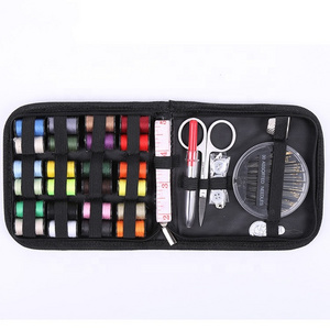 Travelsky Mini Travel Portable Sewing Kit Box With Color Needle Threads